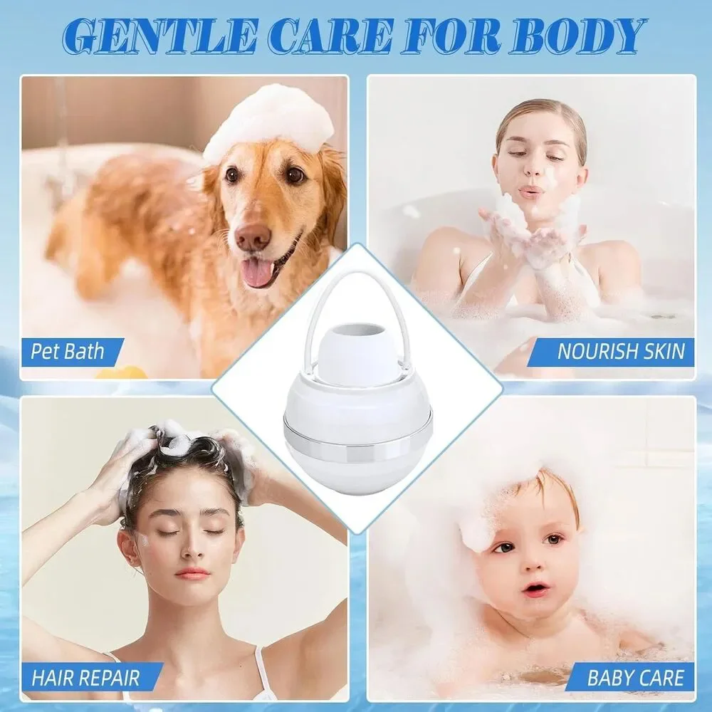 Bath Filter for Tub - Bathtub Water Filter for Softer Skin & Hair, 8 Stages